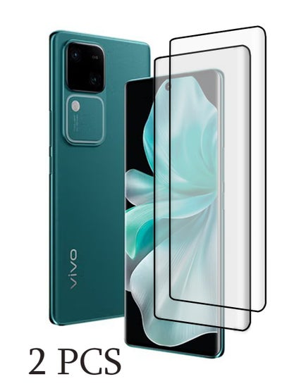 اشتري Vivo V30 5G Screen Protector, 9H Tempered Glass Screen Protector for Vivo V30, Case Friendly, Easy Installation,Anti-Scratch Film في السعودية