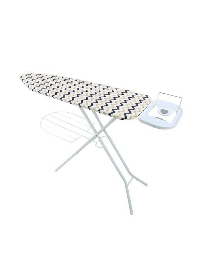 Buy Ironing Board With Steam Iron Rest 144 X 38cm in Saudi Arabia