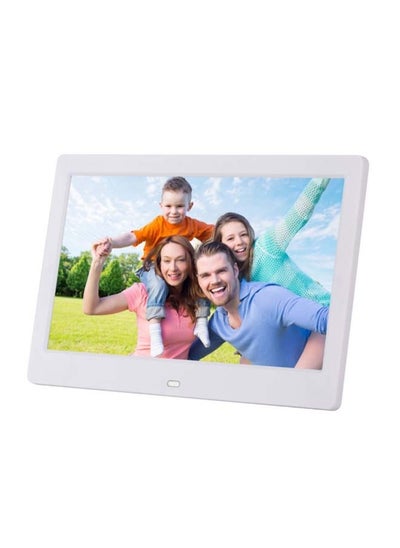 اشتري Digital Picture Frames 10.1 inch Digital Photo Frame LED Backlight HD 1024*600 Electronic Album Picture Music Movie Good Gift for Friends Family Multiple Functions (Color : White) في السعودية