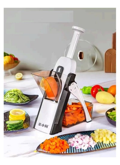 Buy Vegetable Slicer Mandoline Slicer, Slicer for Vegetables, Potatoes, Onions, Cheese - Multicolor in Egypt