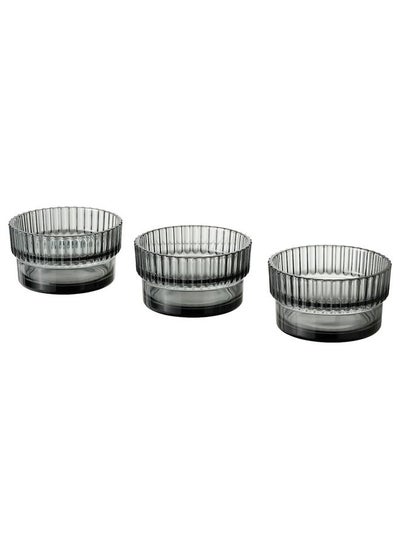 اشتري Candle Holder Grey 4.5 Cm في السعودية