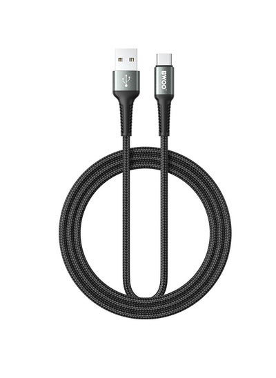 Buy BWOO Aluminum Alloy Charger Cable Nylon Braided Cable 1M for Iphone, Ipad & Android Phones – USB A to USB C in UAE