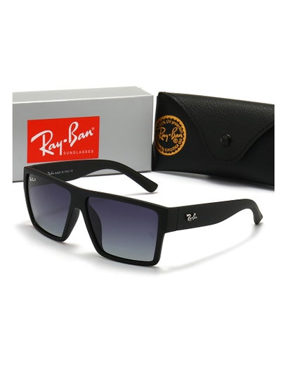 اشتري Ray-Ban Classic Pilot Polarized Lens Sunglasses Black Framed with Grey Lenses في السعودية