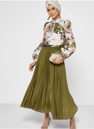 Buy A-Line Pleated Skirt in UAE