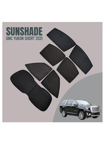 Buy Car Sunshade  For GMC YUKON SHORT 2021, All Side Sunshade UV And Heat Protection Front Back Sides High Quality Sun Shades in Saudi Arabia