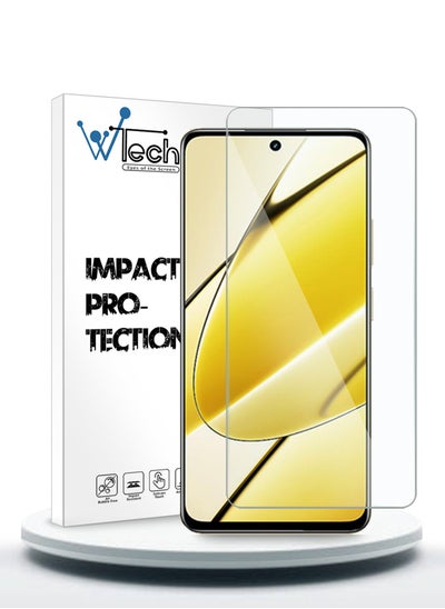 Buy 9H 2.5D Tempered Glass Screen Protector For Realme 11 5G 2023 Clear in UAE