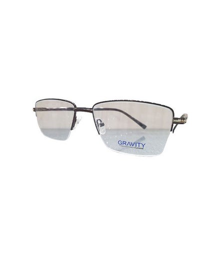 Buy Semi-Rimless Rectangular Eyeglass Frame 2047-C4 in Egypt