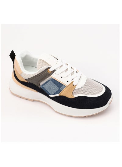 Buy Round Toecap Lace Up Sneakers in Egypt