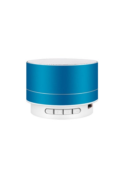 اشتري Cross-border new Bluetooth speaker desktop portable string speaker subwoofer small steel cannon noise reduction Bluetooth audio A1 speaker [blue]] في الامارات