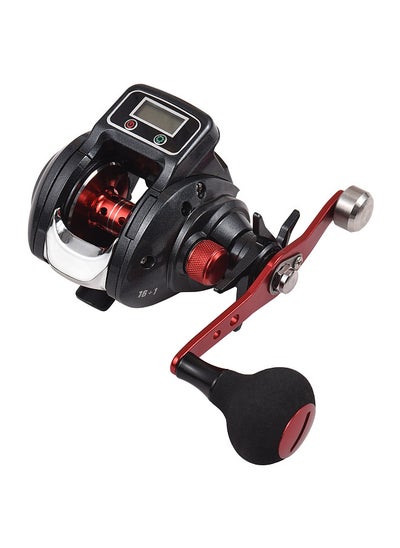 Buy Fishing Reel Line Counter Reel 16+1 Ball Bearings Left/Right Ice Fishing Reel 6.3:1 Gear Ratio in UAE