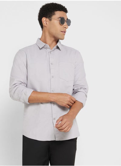 Buy Essential Slim Fit Shirt in UAE