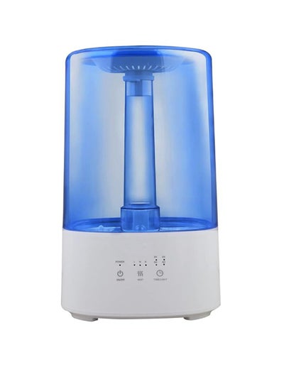 Buy Ultrasonic Humidifiers For Bedroom Top Fill 3.2L Supersized Cool Steam Humidifier With Oil Diffuser Quiet Ultrasonic Aroma Humidifiers For Home Large Room, Baby Multimode And 8H Run Time Blue/White in UAE