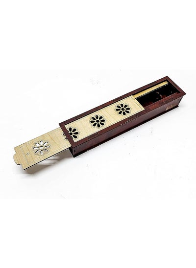 Buy Merk Design Wooden Incense Burner For Short Incense Sticks (25Cm) in Egypt