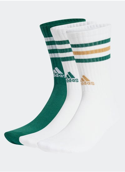 Buy 3-Stripes Cushioned Crew Socks 3 Pairs in Egypt