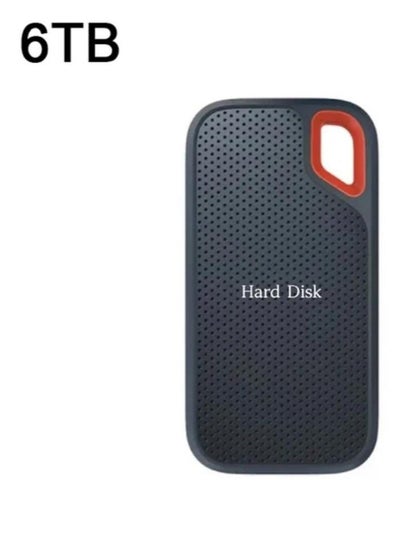 اشتري Portable SSD Hard Drive 6TB / 1050MB/s Read Speed , Shockproof, Water and Dust, SSD USB3.1 في مصر