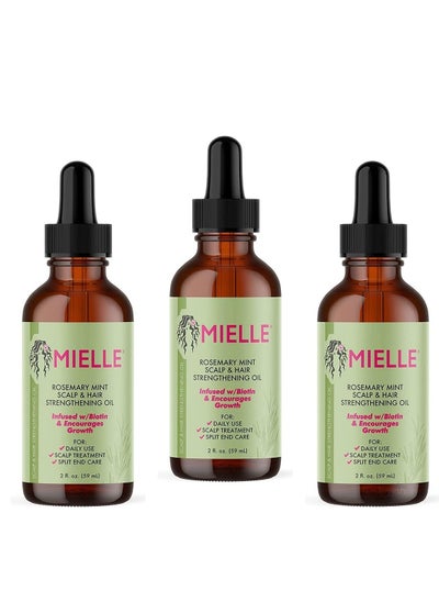 Buy Millie/Rosemary Peppermint/Scalp and Hair Strengthening Oil/Healthy Hair Growth/2 oz (59 ml). Pack 1, from Mel Organics in Saudi Arabia