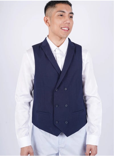 اشتري Men’s Autumn Waistcoat – Electric blue في الامارات