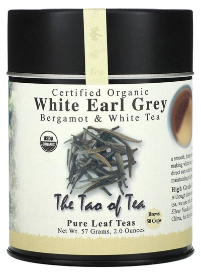 Buy Certified Organic Bergamot & White Tea White Earl Grey 2 oz (57 g) in UAE