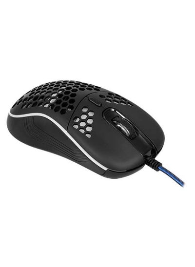 Buy Adjustable Honeycomb Design Mouse Black in Saudi Arabia