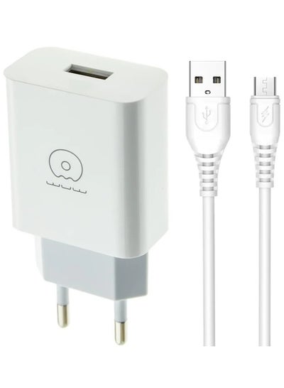 Buy Fast Charging 3.5A Adapter With Micro USB Cable Charger in Egypt