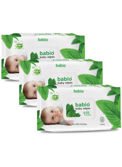 Buy Baby Wet Wipes 72 Sheets (Pack Of 3) in UAE