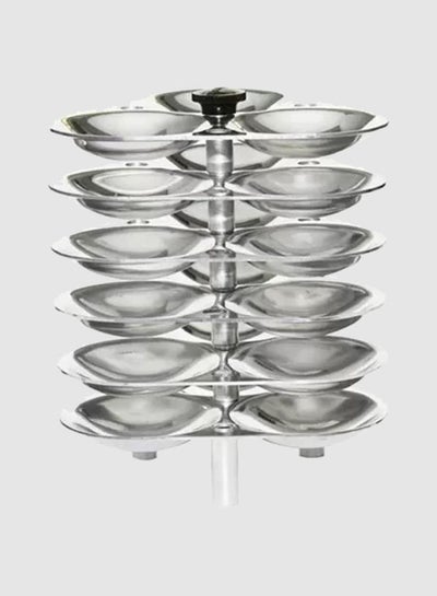 Buy Aluminium Idli Stand For Pressure Cooker Silver 6.5 Litres in UAE