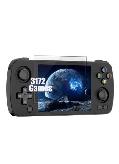 اشتري RG405M Retro Handheld Game, Aluminum Alloy Shell, Android 12 System, Comes with 128G TF Card 3172 Games Preloaded, 4-inch IPS Touch Screen (128GB+128GB, Black) في السعودية