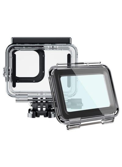 اشتري Waterproof Case for Gopro HERO 11 10 9 Black, 50M Underwater Diving Transparent Case with Quick-Release Bracket for Gopro HERO11 10 Black Sports Camera في السعودية