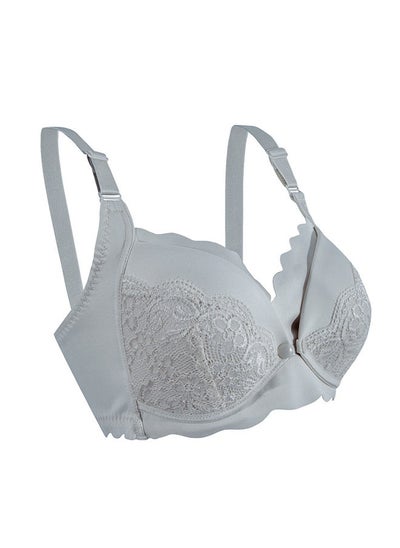 اشتري Elegant Seamless Maternity And Nursing Bra - Light Grey - Medium في الامارات