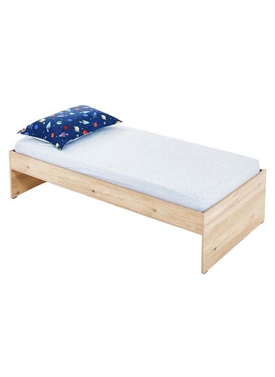 Buy Atlas Single-Sized Bed, Oak - 90x190 cm in UAE