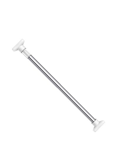 اشتري Multipurpose stainless steel telescopic rod Silver/White 70-120cm في الامارات