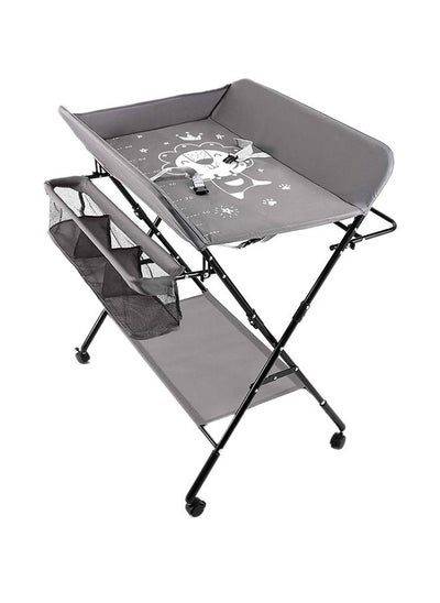 Buy 4-in-1 Diaper Changing Table Organizer - Grey in UAE