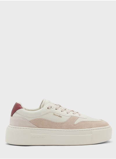 Buy Cupsole Lace Up Low Top Sneakers in UAE