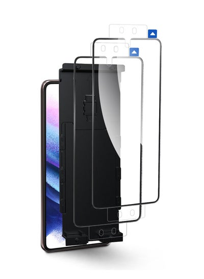 Buy Remson 2 in 1 Clear Screen Protector Anti-Shock Film Compatible for Samsung Galaxy S21 Plus in UAE