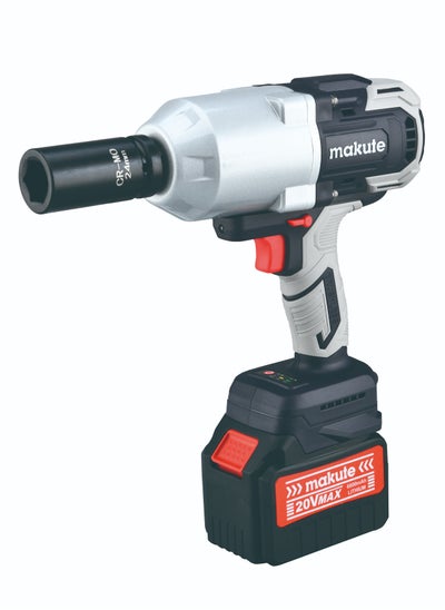 Buy 20V Cordless Wrench with Brushless Motor, 0~2200 RPM, 800N.m Max Torque, Includes 2x 5420-40C Batteries & Quick Charger, CW004-2BL in UAE