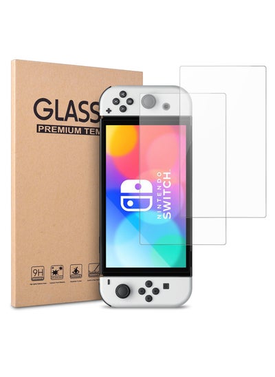 Buy Premium Screen Protector Tempered Glass for Switch Oled in Saudi Arabia