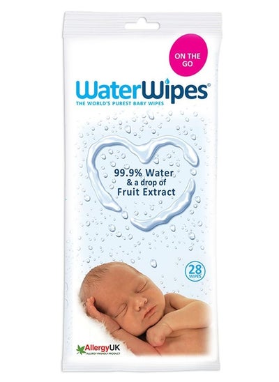 Buy Waterwipes On The Go 28 Wipes in UAE