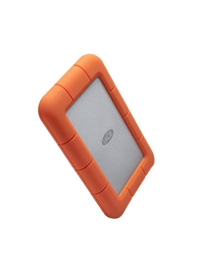 اشتري LaCie Rugged Mini, 5T,B USB 3.0 Portable 2.5 inch External Hard Drive for PC and Mac, Orange/Grey, with Rescue Services (STJJ5000400) في الامارات