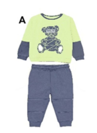 Buy Baby Boys Printed Cotton Set Pants and T-shirt in Egypt