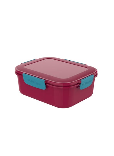 Buy Lunch Box 1.6 liters -Fuchsia/turquoise in Egypt