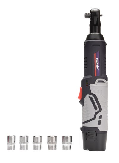 Buy Makute 12V Cordless Ratchet Wrench Set: Powerful, Versatile, and Convenient for Home, Cars, and Professional Works in UAE