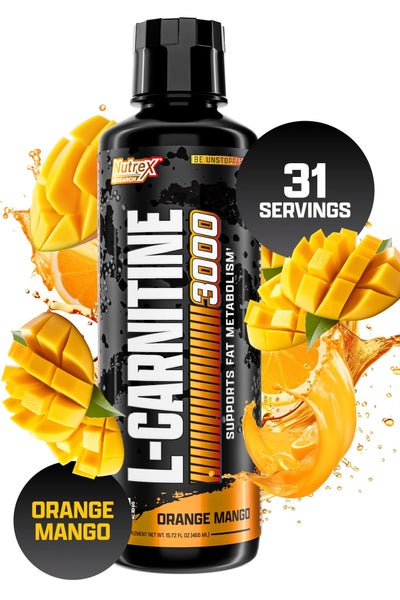 Nutrex Research L-Carnitine 3000 Liquid Orange Mango 465 ml price in UAE |  Noon UAE