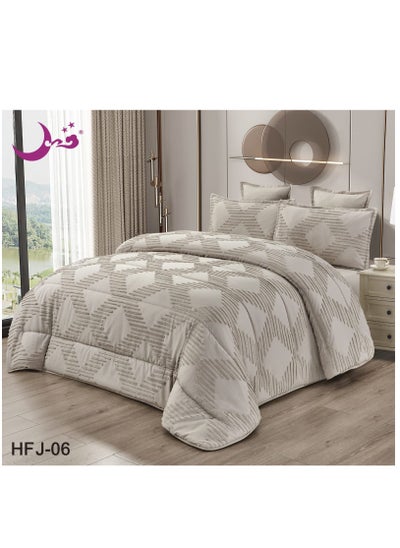 اشتري 6-piece double-sided mattress, filled with wooded summer medium, used on two sides في السعودية