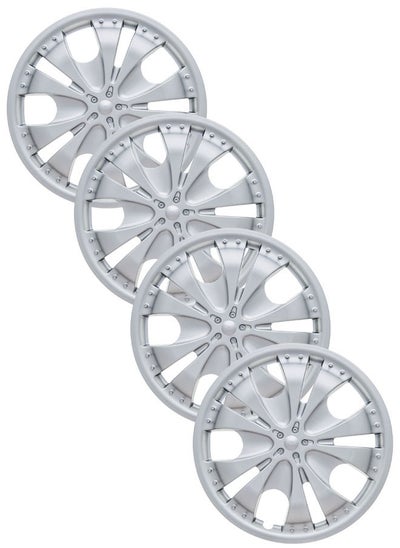 Buy 4 Piece EMTC Taiwan Wheel Cover EM-3094 15" Silver in UAE