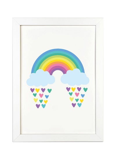 اشتري Rainbow Clouds Printed Poster Frame في مصر