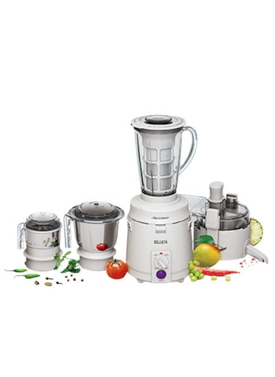 اشتري Sujata Multimix, Mixer Grinder with Juicer & Coconut Milk Extractor Attachment, 900 Watts, 3 Jars, (White) في الامارات