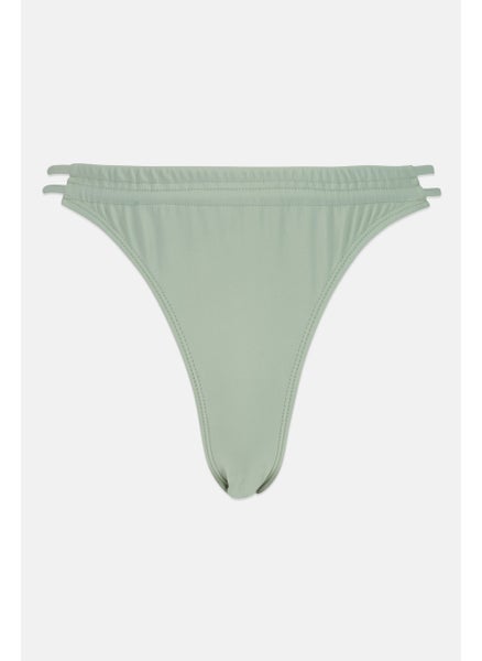 اشتري Women Pull On Plain Bikini Bottom, Green في الامارات