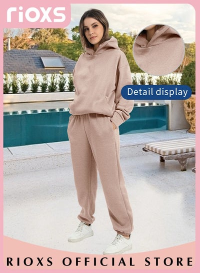 TrendyChic Women Sweatsuit Set,2 PCS Outfits Tracksuit Long Sleeve