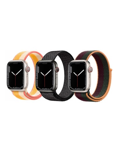 Buy 3pcs Watchband Replacement for Apple Watch 41/40/38mm Series 8/7/6/5/4/SE in UAE