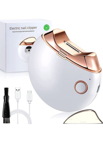 Buy Automatic Nail Clipper, Electric Nail Clippers Automatic Safety Fingernail Cutter in UAE